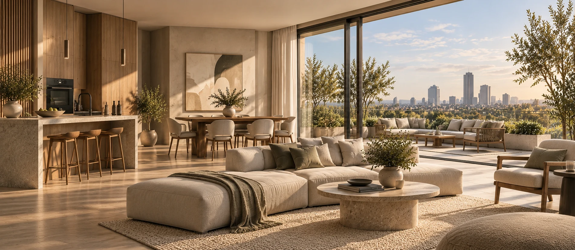 Modernes Wohninterieur