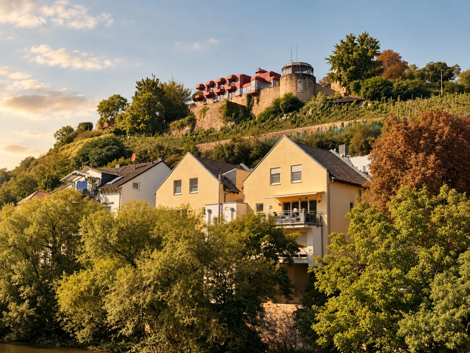 Wohnbebauung in der Rhein-Nahe-Region