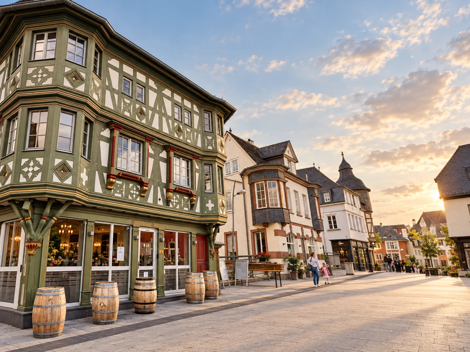 Historischer Straßenzug in Bad Kreuznach